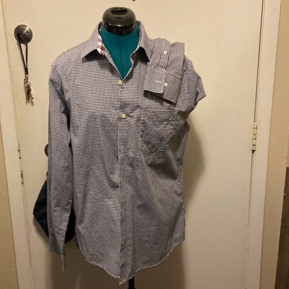 Van Heusen Other - Vintage Van Heusen (Flex) Slim Fit Dress Shirt Button front w/Breast pocket